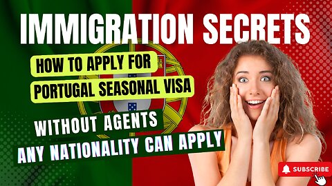 Portugal Work Visa Process for All Nationalities | Portugal Work Permit Visa | Portugal Visa Update