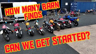 The Ultimate classic Motorcycle Barn Find? How Many Can We Start?!