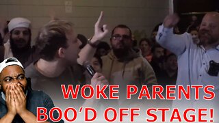 WOKE Parents Get BOOED Off Stage After Disrespecting Muslim Parents Protesting Against LGBTQ Books