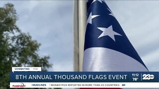 8th Annual Thousand Flags event in Bakersfield