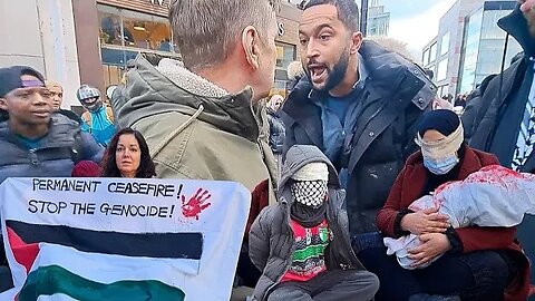 CHAOS! BREAKS OUT AT PROTEST IN BIRMINGHAM CITY CENTRE