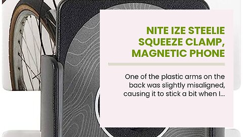 Nite Ize Steelie Squeeze Clamp, Magnetic Phone Holder For Dash/Vent/Windshield, Compatible With...