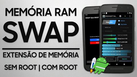 ATIVE A EXTENSÃO DE MEMÓRIA EM QUALQUER ANDROID! | MEMÓRIA RAM SWAP SEM ROOT / COM ROOT