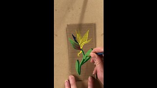 Quick Cardboard Painting