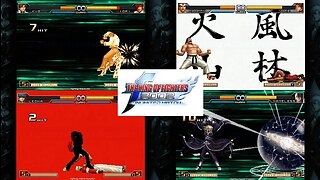 The King of Fighters 2002 Unlimited Match - All max super moves attacks!