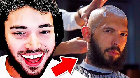Adin Ross Reacts To Andrew Tate Going BALD Again