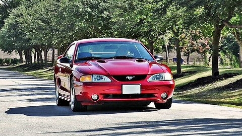 1996 Ford Mustang SVT Cobra 4.6L 32-Valve V8 Manual 5-Speed Laser Red 30k Miles