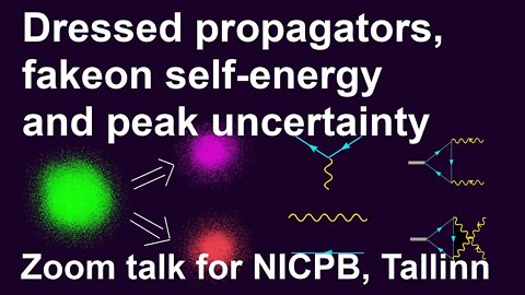 Dressed propagators, fakeon self-energy and peak uncertainty - Zoom talk for HEPC, NICPB, Tallinn