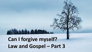 Sermon Only | Can I forgive myself? - Law and Gospel - Part 3 | January 14, 2024