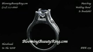 BBR 159 Handmade In The USA Floating Diamond Engagement Rings
