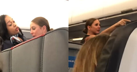 New Video of ‘He’s Not Real’ Airplane Incident Shows What Happened Before Viral Moment