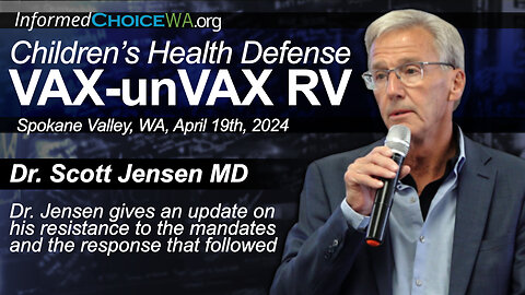 MN Senator Dr. Scott Jensen speaks at the Children's Health Defense Vax-unVAX RV Tour