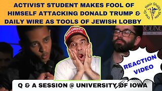 Student Identifies As Bi-Racial Makes Fool Of Himself Attacking Donald Trump & Matt Walsh Q & A