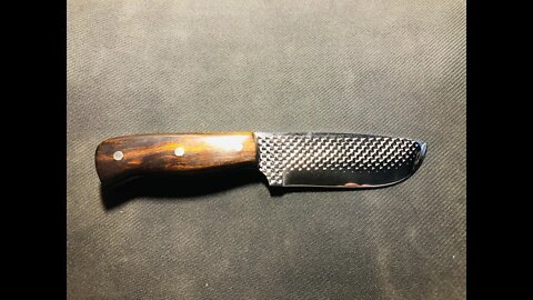 Making a knife from an old farriers rasp