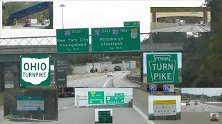 Ohio and Pennsylvania Turnpike from Youngstown, Ohio to Breezewood, PA 9/28/2023