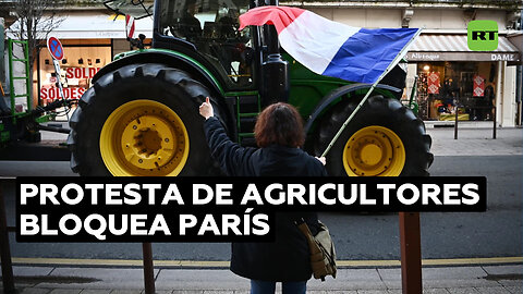 Agricultores franceses se lanzan al "asedio" de París