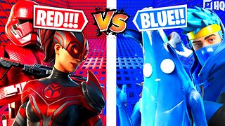 Fortnite - RED VS BLUE (Funny Moments)