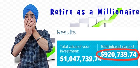 Retire as a Millionaire| Work smart in Your 20's