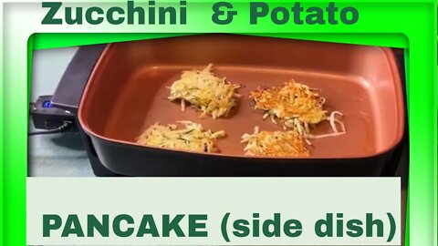 How to make Zucchini & Potato Pancake (Side Dish)