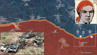 Ukraine War, Map and War Footage, June 9, 2023 Leopards and Bradley Tanks Burn in Ukraine