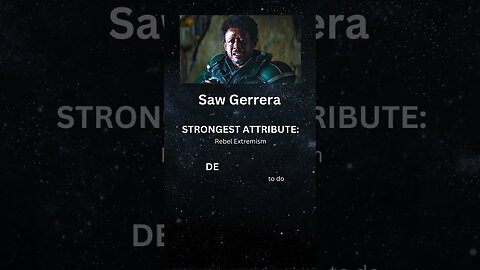 Star Wars Character Spotlight: Saw Gerrera #shorts