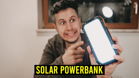 Was taugt diese Solar Powerbank mit LED-Taschenlampe? 4K