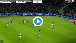 Leo Messi Goal - Argentina vs Uruguay