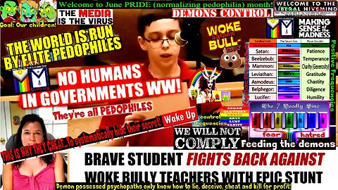 Student CALLS OUT his woke teachers with BRAVE school board meeting stunt (related links description