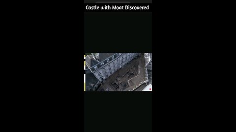 Discovered Castle with Moat BURIED