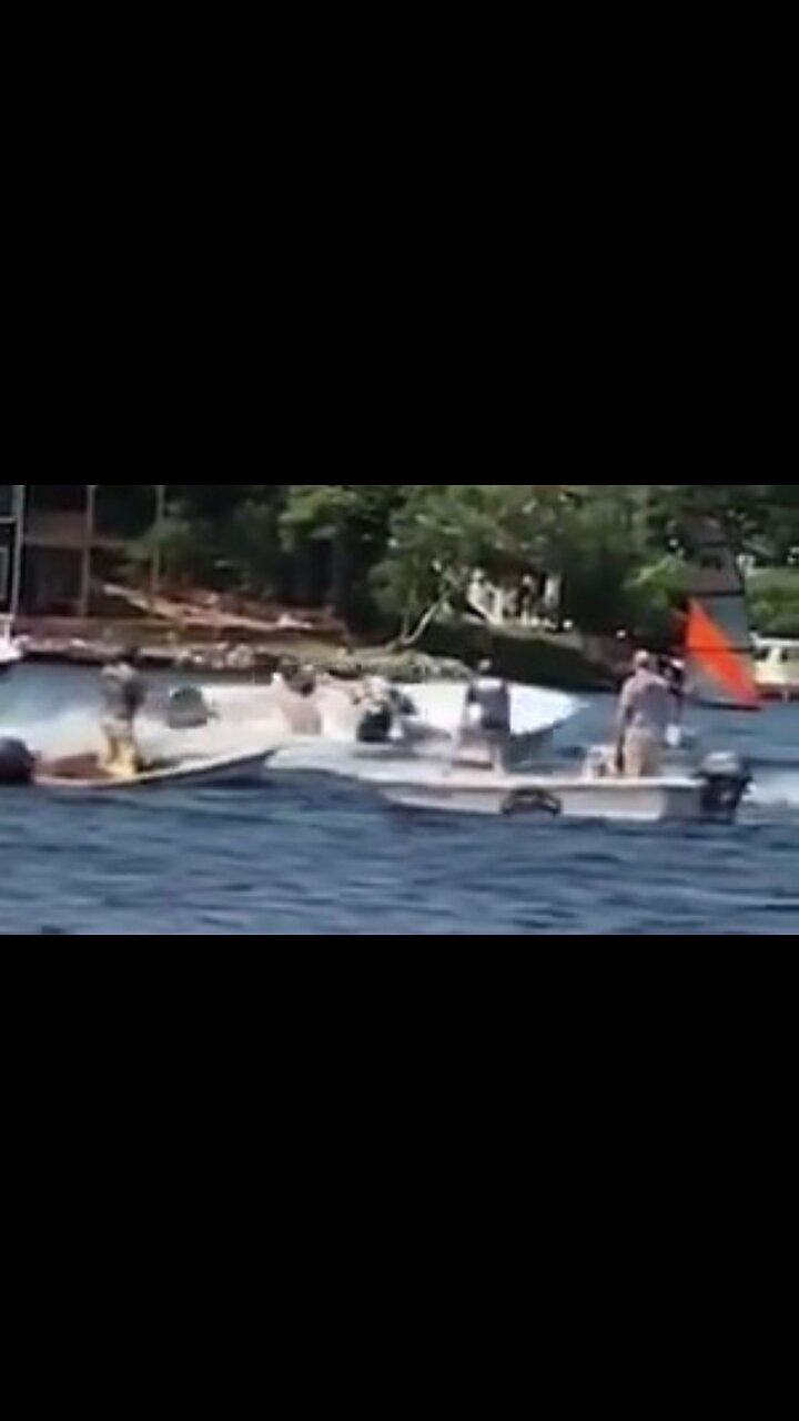 Heroic Teen Jumps From Jet Ski Onto Runaway Boat To Save The Day