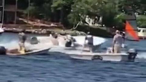 Heroic Teen Jumps From Jet Ski Onto Runaway Boat To Save The Day