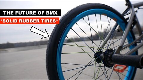 ** SOLID RUBBER TIRES ** - Is This The Future Of Bmx?