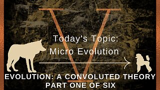Evolution: A Convoluted Theory Part 1 - Micro Evolution