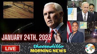 January 24th 2023 Headlines - Pence Classified Documents | Jordan Israel Meet | NYC Crime