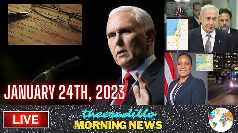 January 24th 2023 Headlines - Pence Classified Documents | Jordan Israel Meet | NYC Crime