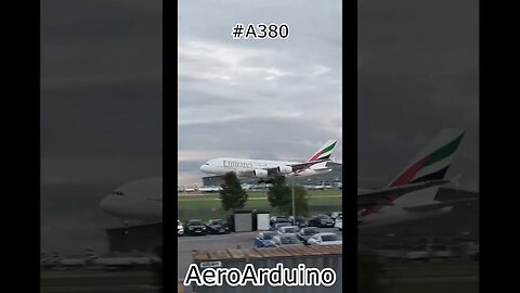 Watch Huge Emirates Giant #A380 Landing #Aviation #Fly #AeroArduino