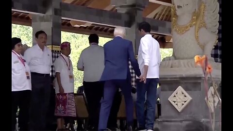 79-Year-Old Joe Biden Trips on Stairs During G20 Mangrove Tour