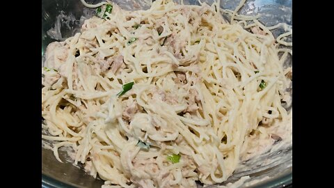 Low Carb / keto High Protein Pasta Recipe/ Healthy Spaghetti With Tuna