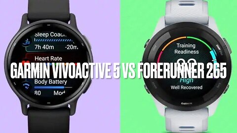 Garmin Vivoactive 5 vs Forerunner 265