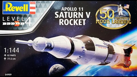 1/144 Revell Saturn V "Apollo 50th" ver. Review/Preview