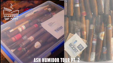 Ash Humidor Tour Pt. 2 - Cigar Humidor Tour (The Tupperdor)