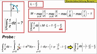 Komplexe Integration ► Standardabschätzung ► Beispiel 1