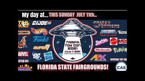 My Day at the TAMPA TOY-CON 2021 at Florida Fairgrounds 07/11/2021 *Rodimusbill Video*