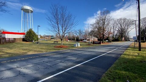 Walk and talk tour of the Walkertown, NC, NC, town center - Small Towns - Cities - Vlogging America