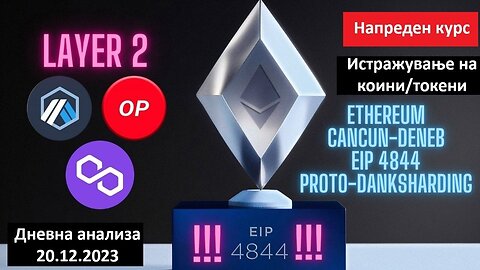 Истражување на Коини/Токени - Ethereum Cancun-Deneb (Dencun) EIP 4844 Proto-Danksharding 20.12.2023