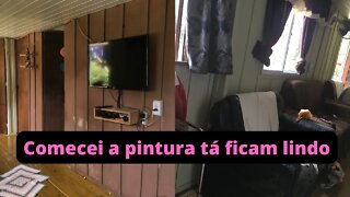 Pintura na sala- Que trabalheira aff- Reação alérgica melhorou