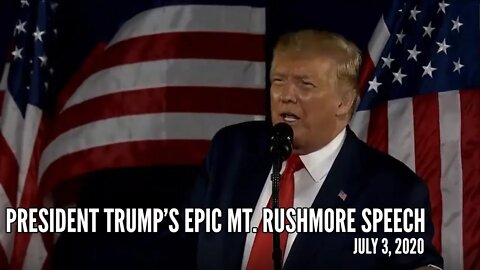 President Trump's Epic Mt Rushmore Speech July 3 2020 HD