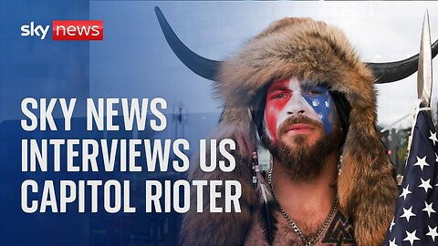 Sky News interview with US Capitol rioter following Donald Trump's third indictment