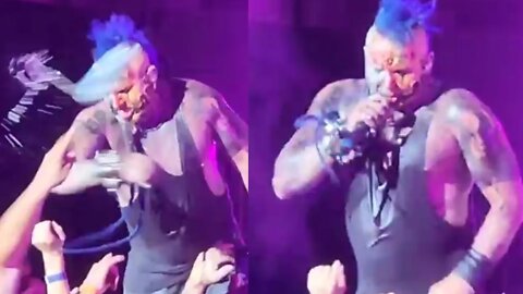 Mudvayne's Chad Gray Pissed Off After Beer Poured On Him