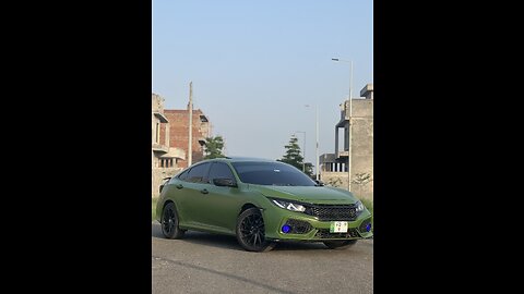 Civic X in MATE GREEN WRAP💚🔥